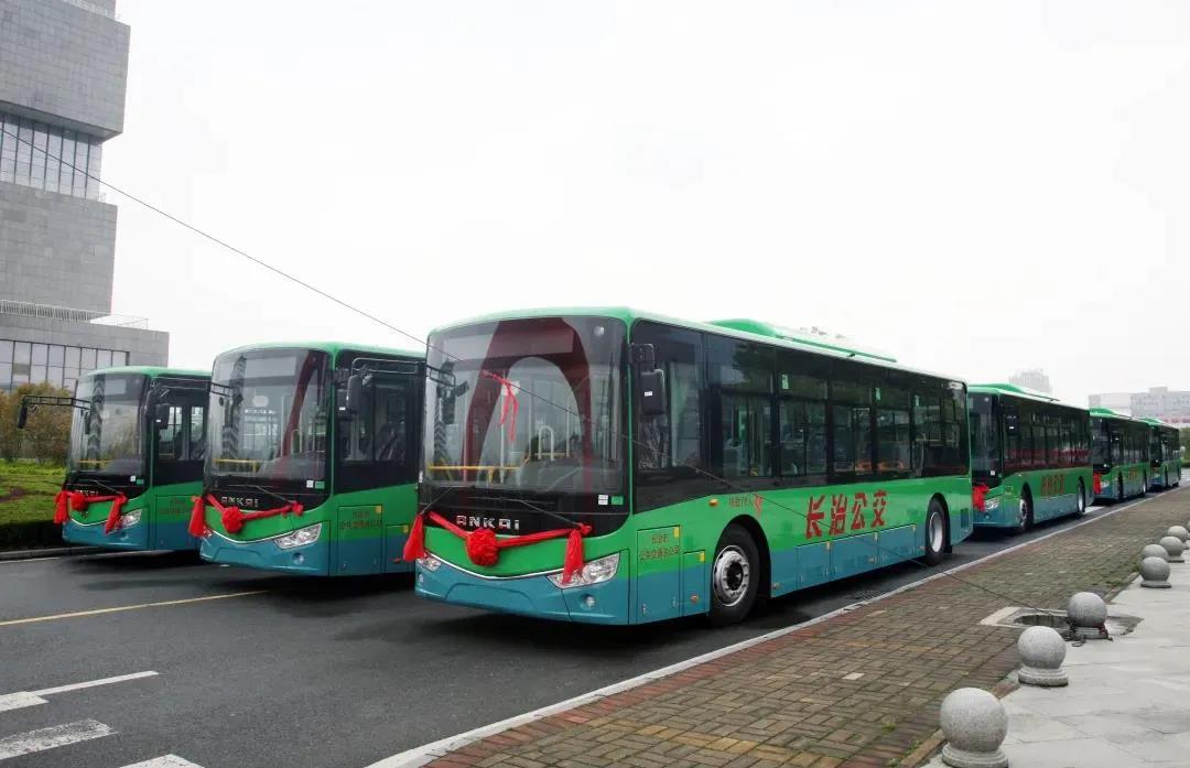 89輛安凱G9純電動(dòng)客車(chē)交付山西長(cháng)治(圖2)