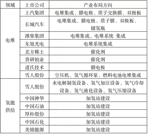 一文看懂中國氫燃料電池汽車(chē)產(chǎn)業(yè)鏈和核心部件供應商(圖5)